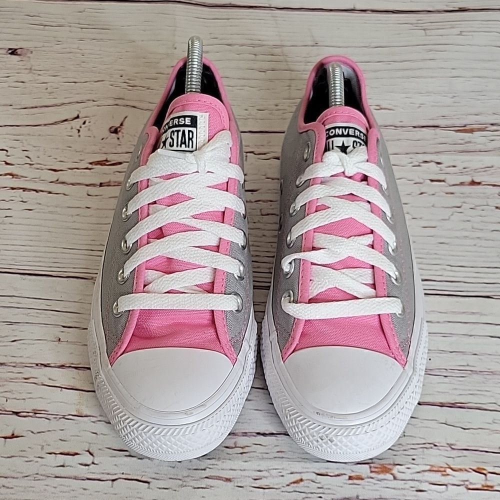 CONVERSE Gray and Pink Women's Size 6.5 - Picture 3 of 6